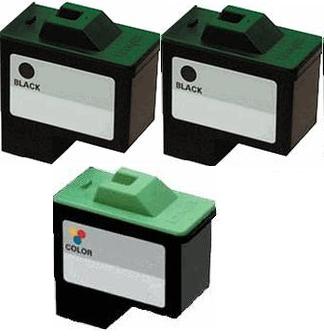2 x Lexmark 16 (10N0016) Black and 1 x Lexmark 26 (10N0026) Colour High Capacity Remanufactured Ink Cartridge
